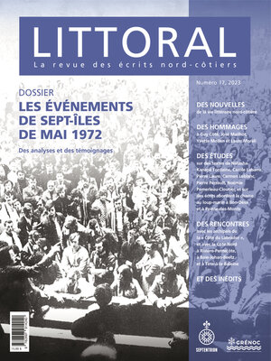 cover image of Revue Littoral No 17